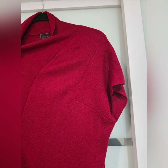 Colour Works Red Cardigan Sz M - Picture 12 of 16